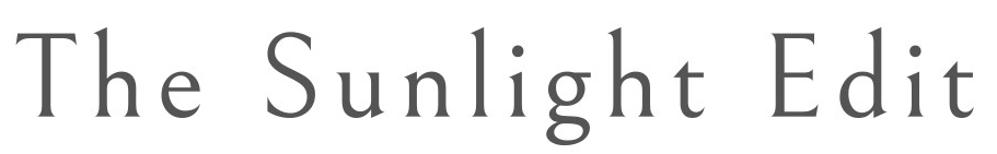 The Sunlight Edit